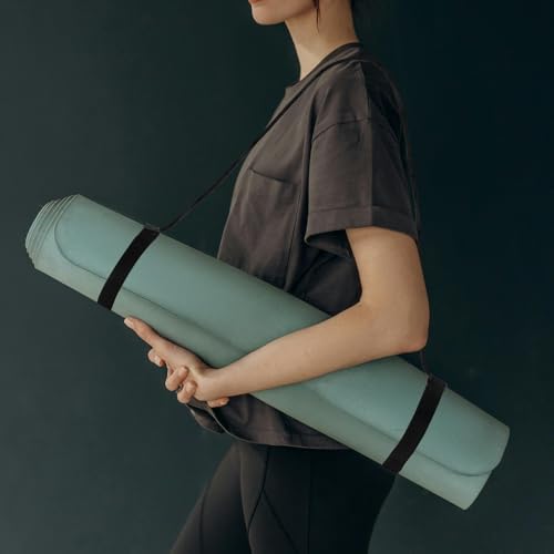 Adjustable Yoga Mat Strap Carrier,Cotton Yoga Mat Sling,Stretch Pilates Strapsfor All Mat Sizes(Mat Not Included) - Image 4