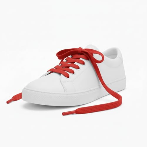 Image of Heavy Duty Flat Shoe Laces for Men & Women | Comfortable, Strong Grip & Stylish Sneaker Laces