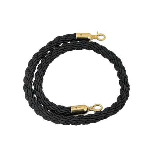Corde en chanvre tressée premium avec mousqueton doré chic