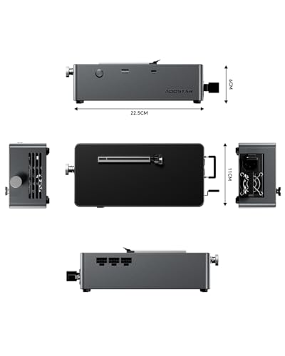 Image of AOOSTAR AG02 OCuLink eGPU Dock with 800W PSU and USB4 Port, External GPU Docking Station for Windows 11 Mini PCs, Laptops and Gaming Handhelds, GPU Not Included