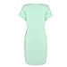 Women Short Sleeve Striped Dress Tie Waist Crew Neck Slim Beach Vacation Going Out Summer Casual Fashion Soft Dress S-2XL Green