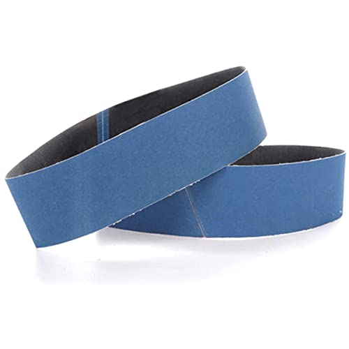 6 X 48 Inch Sanding Belts 180 Grit VÃ‰ZAAR Metal Grinding Zirconia Oxide Abrasive Sander Belt for Knives Making Blade Sharpening Woodworking, 2 Pack