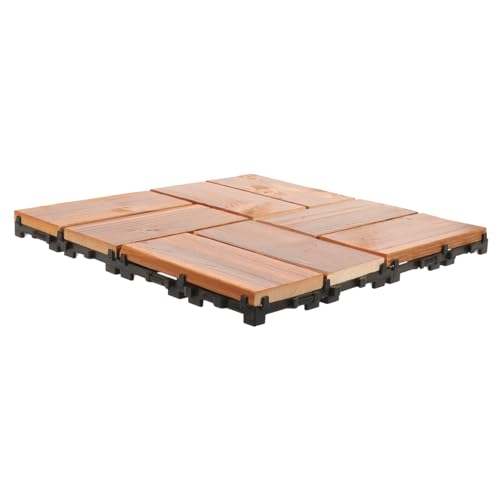 NUOBESTY Pavimentazione Ad Incastro Per Esterni Piastrelle in e Materiale Plastico Robusto Per Balconi Terrazze Vialetti e Patii Facile Installazione e Design Stabile