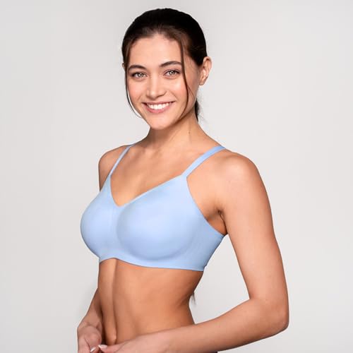 Image of Floatley to The T-Shirt Wireless Push Up Lift Bra for Women, Soft Silky Everyday Comfort Bra with Removable Pads