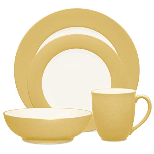 Noritake 4-Piece Colorwave Place Setting, Mustard #TOP18