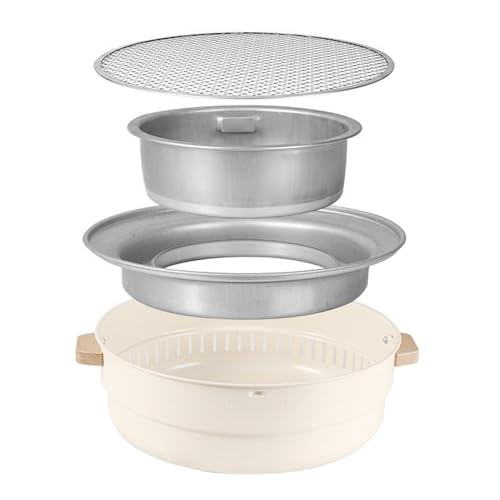Pequeñas Parrillas de carbón,Barbacoa pequeña, Barbacoa de carbón portátil Pequeña barbacoa de carbón, Parrilla de carbón para interior o exterior, carne y verduras, reunión de