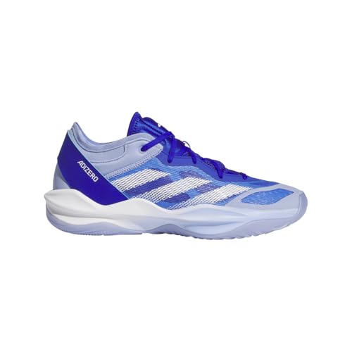 adidas Unisex Adizero Select 2.0 Basketball Sneaker, Lucid Blue/White/Blue Spark, 11 US Men