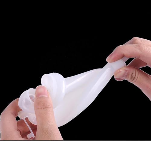 ITODA Calças de silicone para coletor de urina para incontinência de drenagem reutilizáveis bolsas d