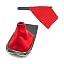 Red Black Stitching
