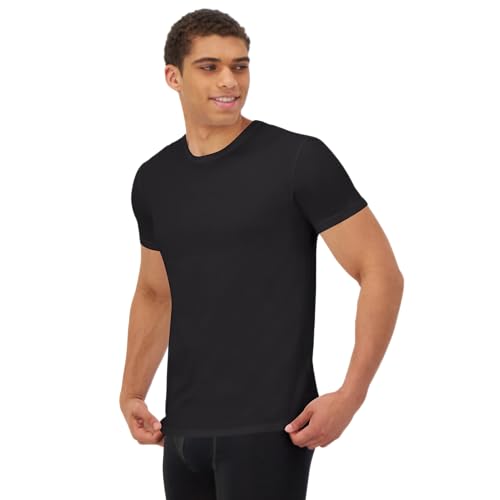 Image of Hanes Men's Ultimate Comfort Fit Cotton Stretch Crewneck Undershirts, Multipack