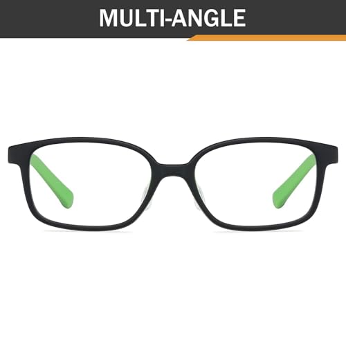 Image of Kids Blue Light Blocking Glasses Boys Girls 360 Hinges Spin Silicone Frame CR39 Lens Computer Gaming Eyewear