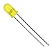 Vishay Led, Yellow, T-1 3/4 (5Mm), 12Mcd, 594Nm - TLHY6401
