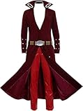 Anime The Seven Deadly Sins Ban Cosplay Costume Fox's Sin of Greed Costume Halloween Outfit Trench Coat (Male L)