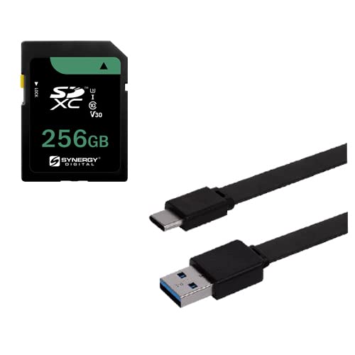 Synergy �f�W�^���A�N�Z�T���[�L�b�g Nikon Z5 �~���[���X�f�W�^���J�����ƌ݊�������:EM-USB-TYPEC-3B USB�P�[�u���AKSD256GB �������[�J�[�h