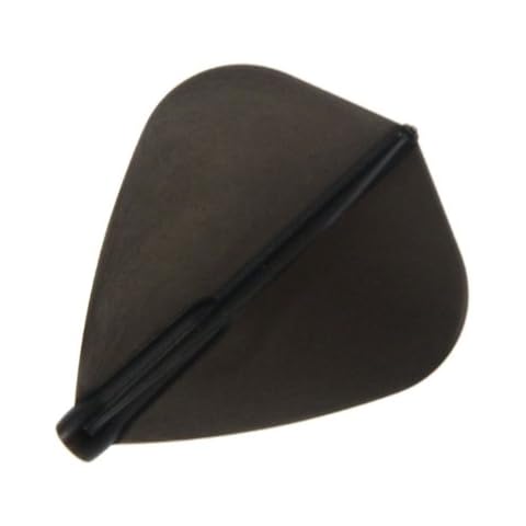 Cosmo Darts 6 Pack Fit Flight - Kite Dart Flight (Black) Cover