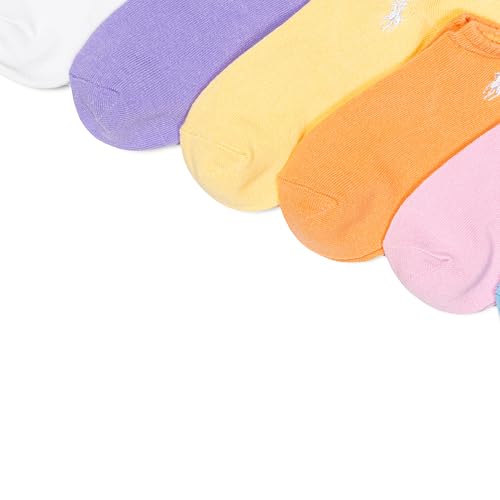 POLO RALPH LAUREN Girls' Classic Sport Low Cut Socks-6 Pair Pack-Soft Lightweight Cotton Comfort3