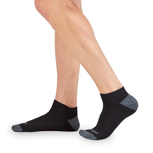 Image of Fruit of the Loom Men's Dual Defense Ankle Socks, Odor Protection with Half Cushion, Multi-Packs