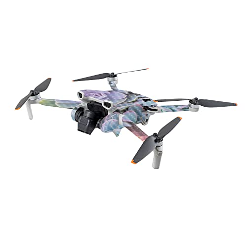 Image of MightySkins Carbon Fiber Skin Compatible with DJI Mini 3 - Succulent | Protective, Durable Textured Carbon Fiber Finish | Easy to Apply | Made in The USA