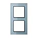 Produktbild Jung AC 582 GL BLGR Rahmen Glas 2fach Serie A Creation blaugrau