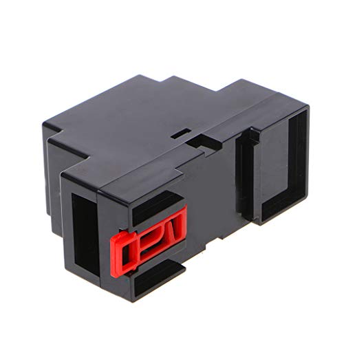 JOYKK 2 Stück 88mm Kunststoff Elektronikbox Projektgehäuse DIN-Schiene Anschlussdose - Weiß& Schwarz
