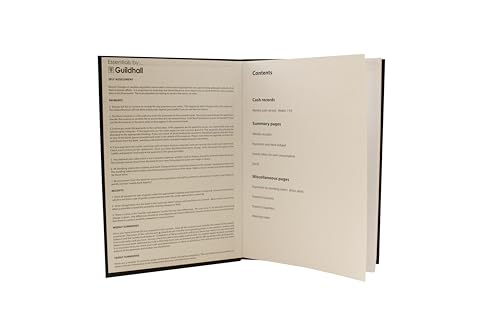 Carnet de comptes Essentials A4 Exacompta Guildhall pour le suivi des recettes et dépenses
