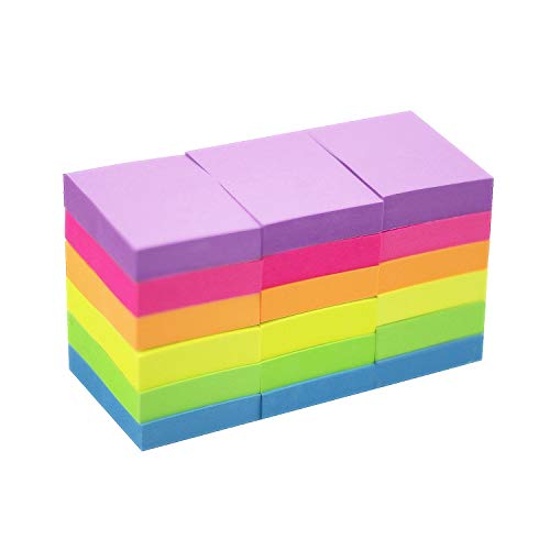 Early Buy Sticky Notes 1.5 X 2 Self-Stick Notes 6 Bright Color 36 Pads, 100 Sheets/Pad #TOP1