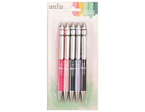 American Crafts 5 Piece Erasable Pens Creative Devotion