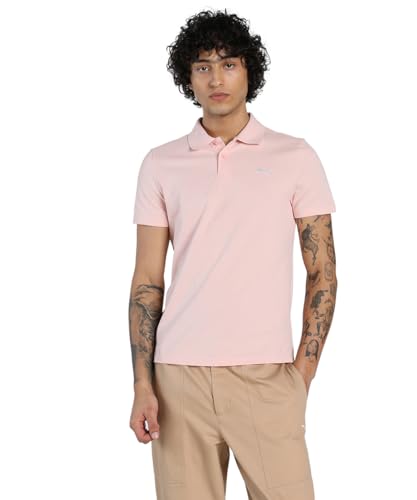 Image of Puma Men's Cotton Slim Fit Classic Solid Polo T-Shirt