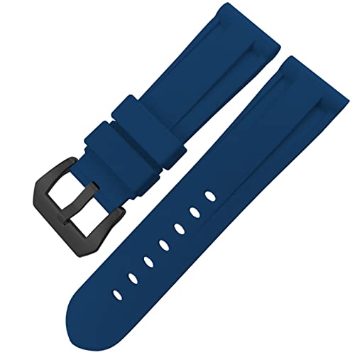 Bracelet montre caoutchouc fermoir papillon Panerai Luminor 24mm 26mm
