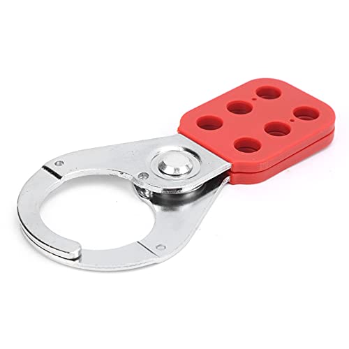 Image of ZASCHMOY 1.5in Lockout Hasp Steel Plastic Insulation Industrial Security ToolInterlock Inside Jaw Diameter