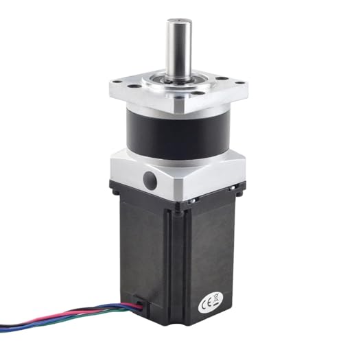 Moteur pas à pas Nema 23 avec réducteur planétaire ratio 10:1 et arbre de 14mm