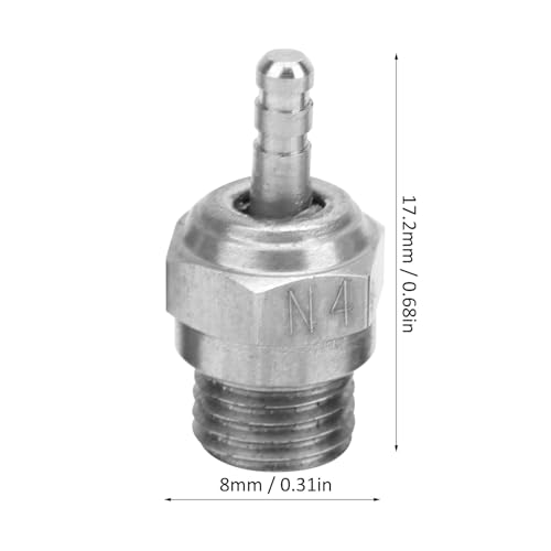 ZenithAur Bujía incandescente RC N3 N4 para motores de metanol, una pieza de motor nitro RC dedicada y reemplazo de bujía incandescente de coche RC para selecciones seleccionadas - imagen 9
