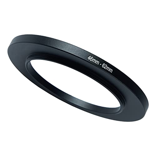 Image of 46mm to 62mm Step-Up Ring Filter Adapter for All Brands UV ND CPL Metal Ring Step-Up Rings Adapter Filter (46mm-62mm)