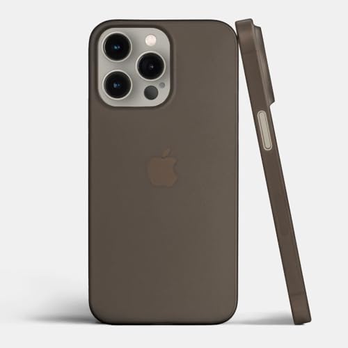Image of ExpressB Back Cover for iPhone 15 Pro | Minimal Protect | Ultra Thin Anti Scratch Matte Finish Case for iPhone 15 Pro (Classic -Charcoal)