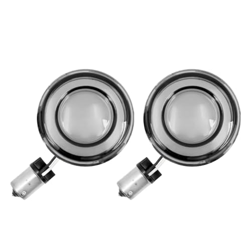 Clignotant 1156 gris anti-vibration pour moto Tourring et Softail 02-17