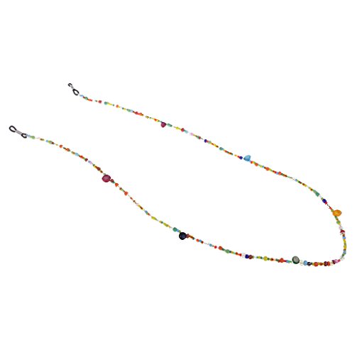 Cutefly Brillenketting verstelbaar rubber met kleurrijke parels - brilhouder - Image 7