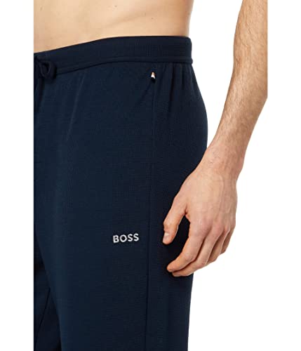BOSS mens Waffle Cotton Blend Lounge Sweatpants3