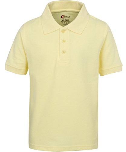 Image of Premium Wear Boys School Uniform Short Sleeve Stain Guard Polo Shirt