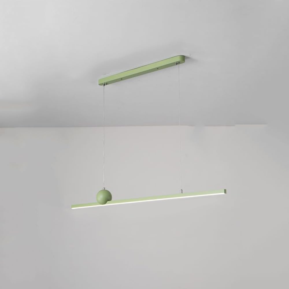 Lámpara colgante contemporánea para isla de cocina sin sombras