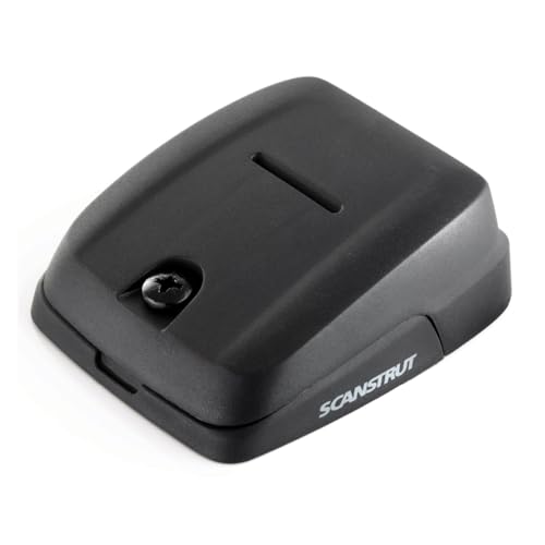 Joint de câble horizontal double Scanstrut noir DS-HD10-BLK pour toit de van