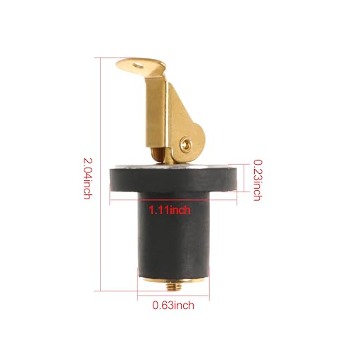 Image of Boat Drain Plug Brass Boat Plug Snap Rubber Plugs Deck Plug for Boat Marine Twist Accessories