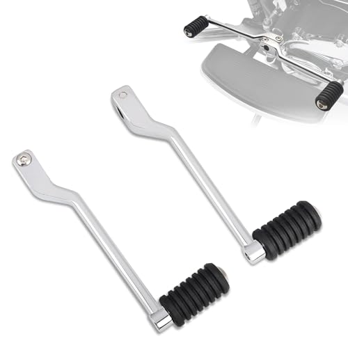 Image of Heel /Toe Shift Pegs Front & Rear Levers for Harley 86-17 FL Softail | for 88-24 Touring Road King Road Glide Street Glide Electra Glide Trike