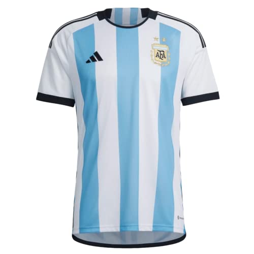 adidas Men's Soccer Argentina 22 Home Jersey (as1, Alpha, 3X_l, Regular, Regular, XXX-Large) White/Blue