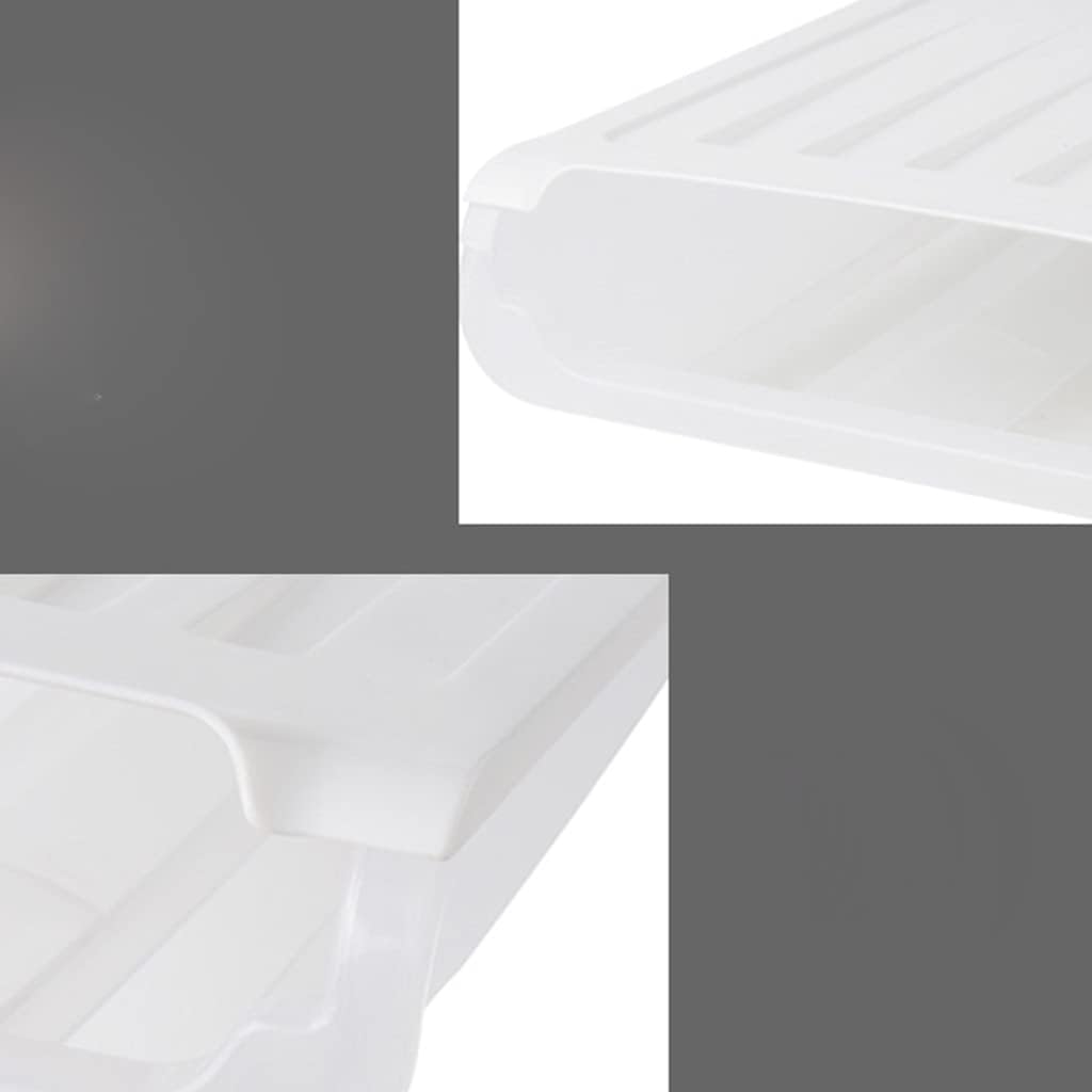 Household Refrigerator Egg Storage Box, Drawer Type Fresh Food Anti-fall Vertical Grid Home Shelf