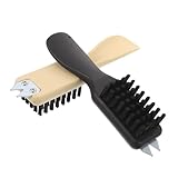 WOONEKY 2stücke Golf-schläger-reinigungsbürste Mit Spikes-reinigungswerkzeug Griff Für Golfschuhanzieher Bürste Für Golfschuhe Und Spikes Schmutz-entfernungsbürste Für Golfschläger Und Sch