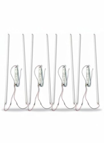 E2 LIGHTING Retrofit Kit 4ft LED 40W, Magnetic Linear Strip, Fluorescent to LED Conversion Kit 4000K, 2x4ft Panel Light Tube, 5400LM Daylight White, 0-10V Dimmable, Office Use (4000K-4 Pack)