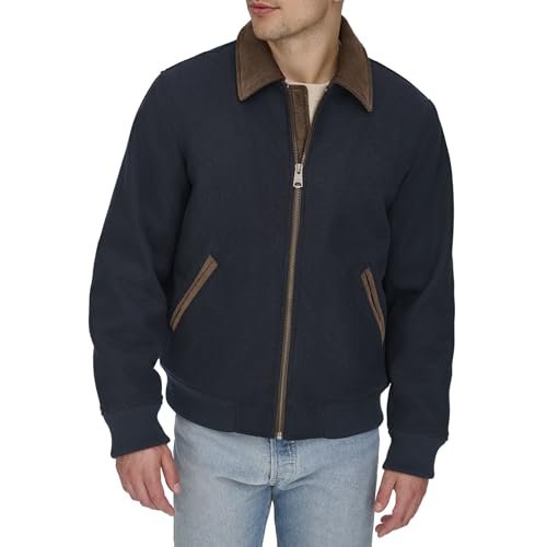 Levi's Men's Mixed Media Western Plaid Bomber Jacket