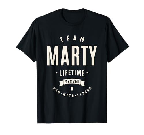 Team Marty Lifetime Member Funny Name Marty T-Shirt
