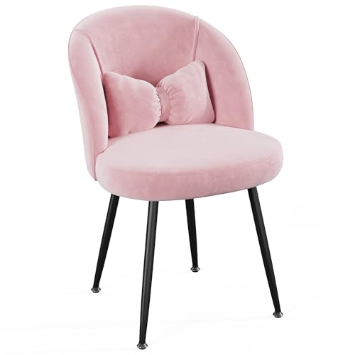 Sillón Plegable Terciopelo Rosa Claro miniatura 1