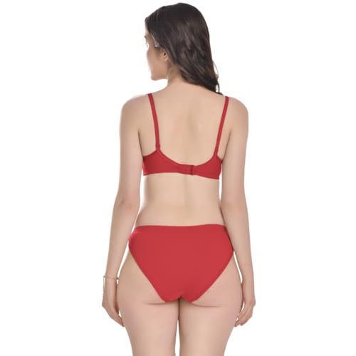 Image of SGC Sweden Women Mix Cotton Thongs Lingerie Set